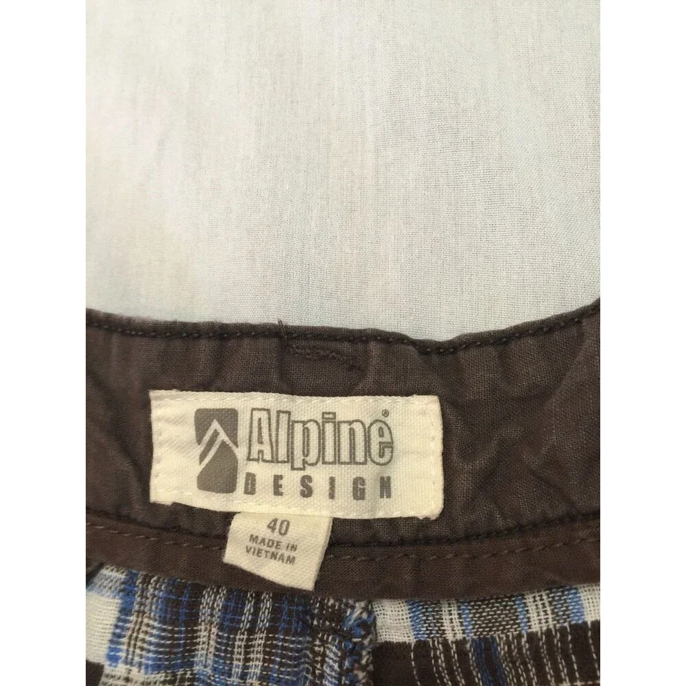 ALPINE DESIGN MENS COTTON BELTED SHORTS SIZE 40